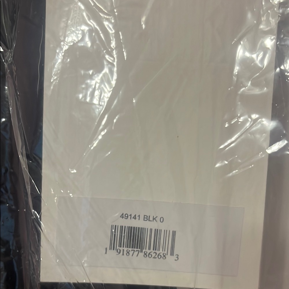 NWT- size 0- mac duggal - Black One-Shoulder high-low  Dress - Picture 7 of 8